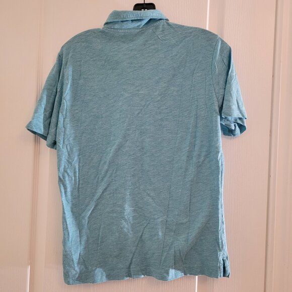 Men's Banana Republic Light Blue Polo - Picture 3 of 4